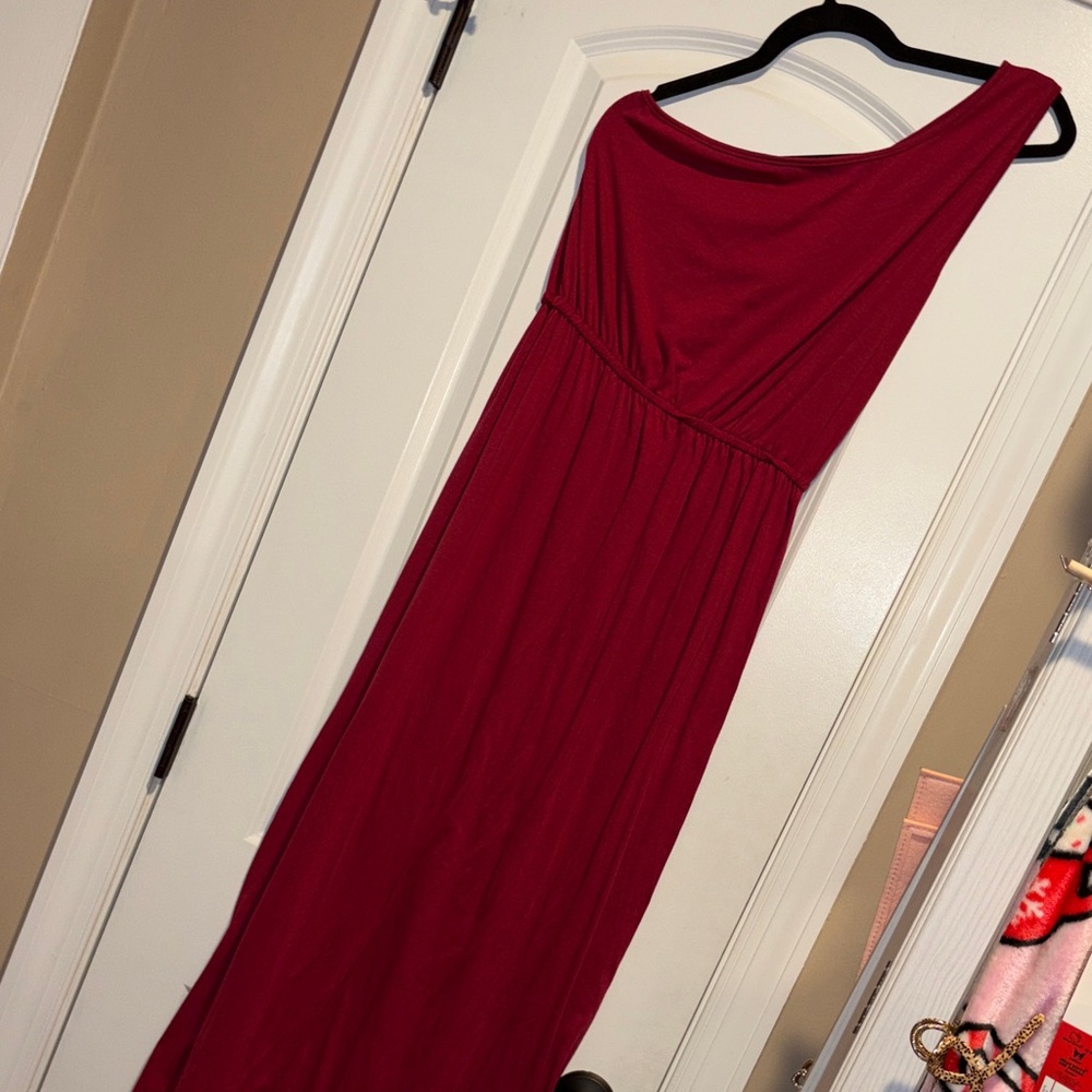 One Shoulder Maxi Dress ❤️